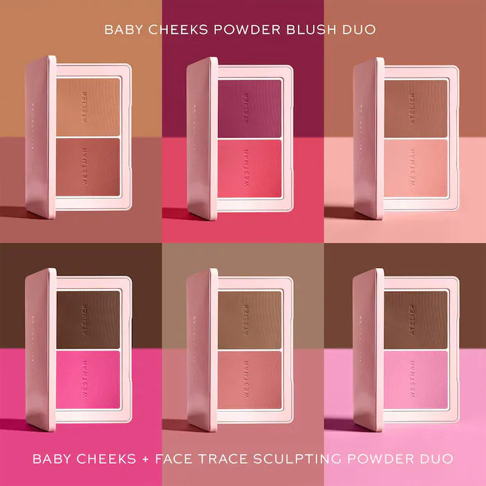Paleta Westman Atelier para blush y contour matte