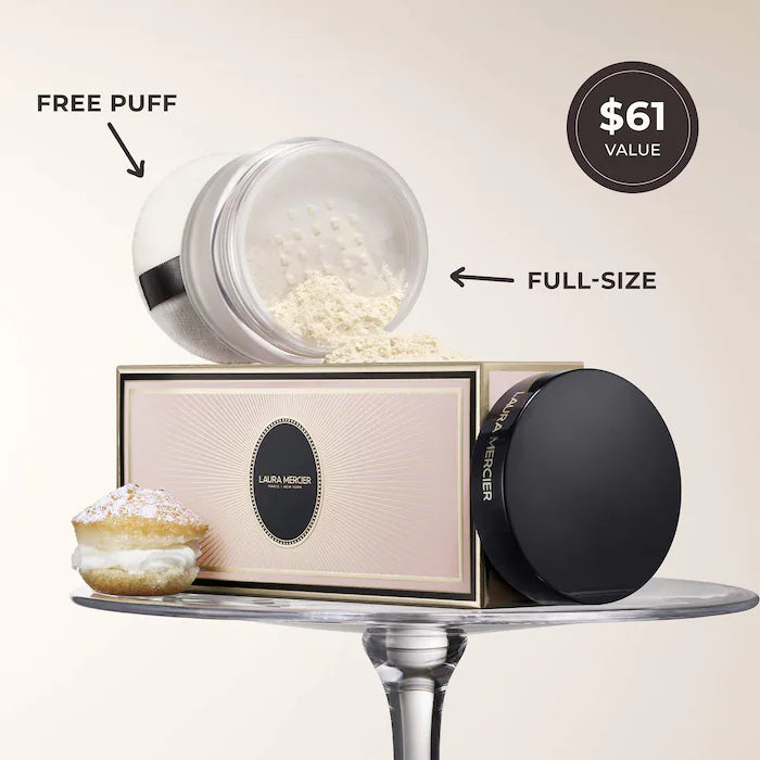 Indulgent Icons Translucent Loose Powder & Velour Puff Duo Gift Set
