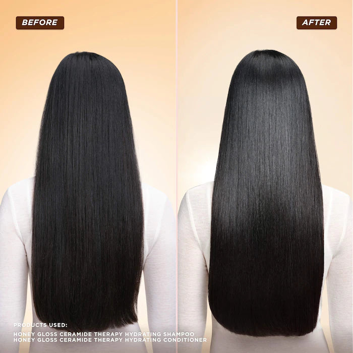 Shampoo Gisou Honey Gloss con miel fermentada y ceramidas para brillo