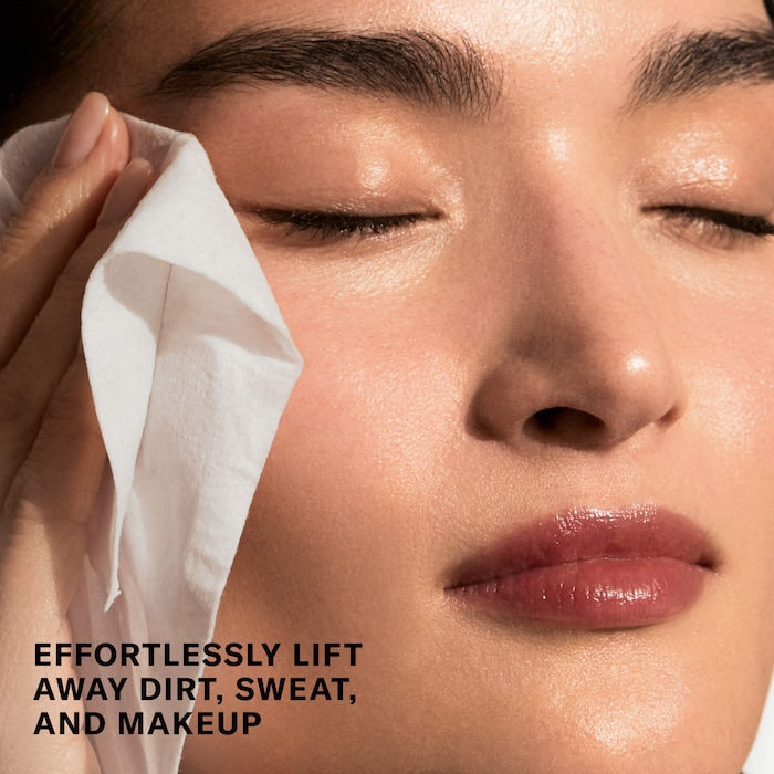 Josie Maran cleansing wipes para limpiar maquillaje sudor e impurezas