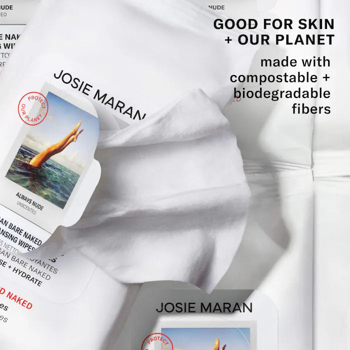 Argan Bare Naked Cleansing Wipes 30 ct