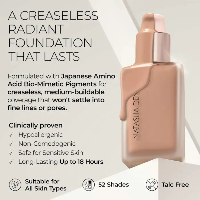 Hy-Glam Foundation Hydrating & Blurring Luminous Longwear Serum Foundation