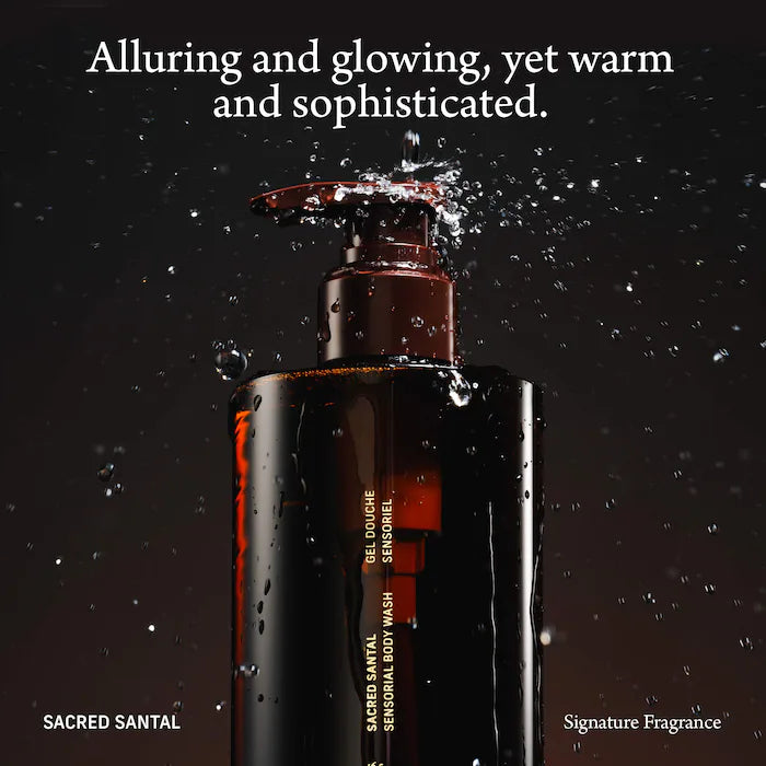 body wash hidratante con aroma amaderado Sacred Santal de CYKLAR