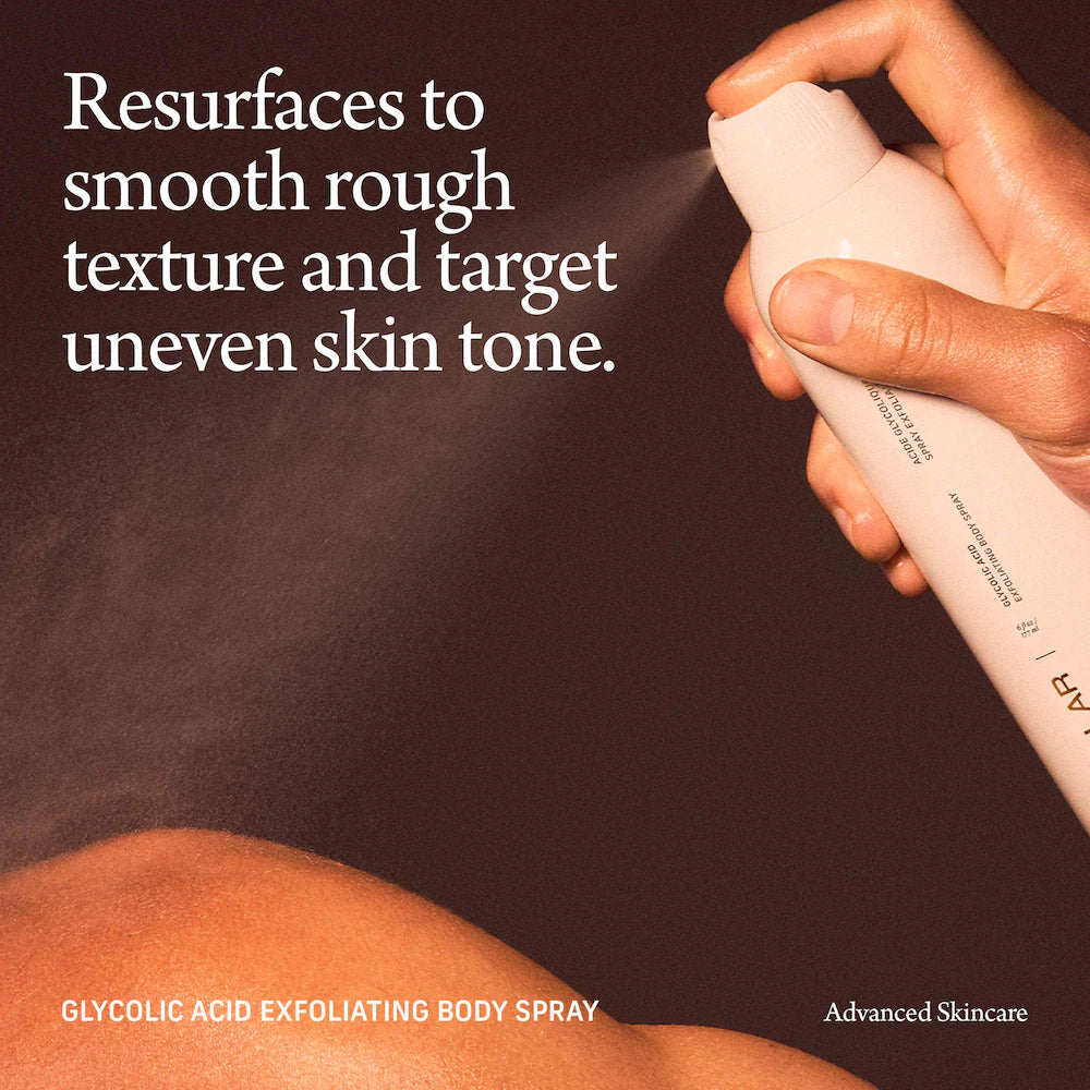 Glycolic Acid Exfoliating Body Spray for Smooth, Even Skin