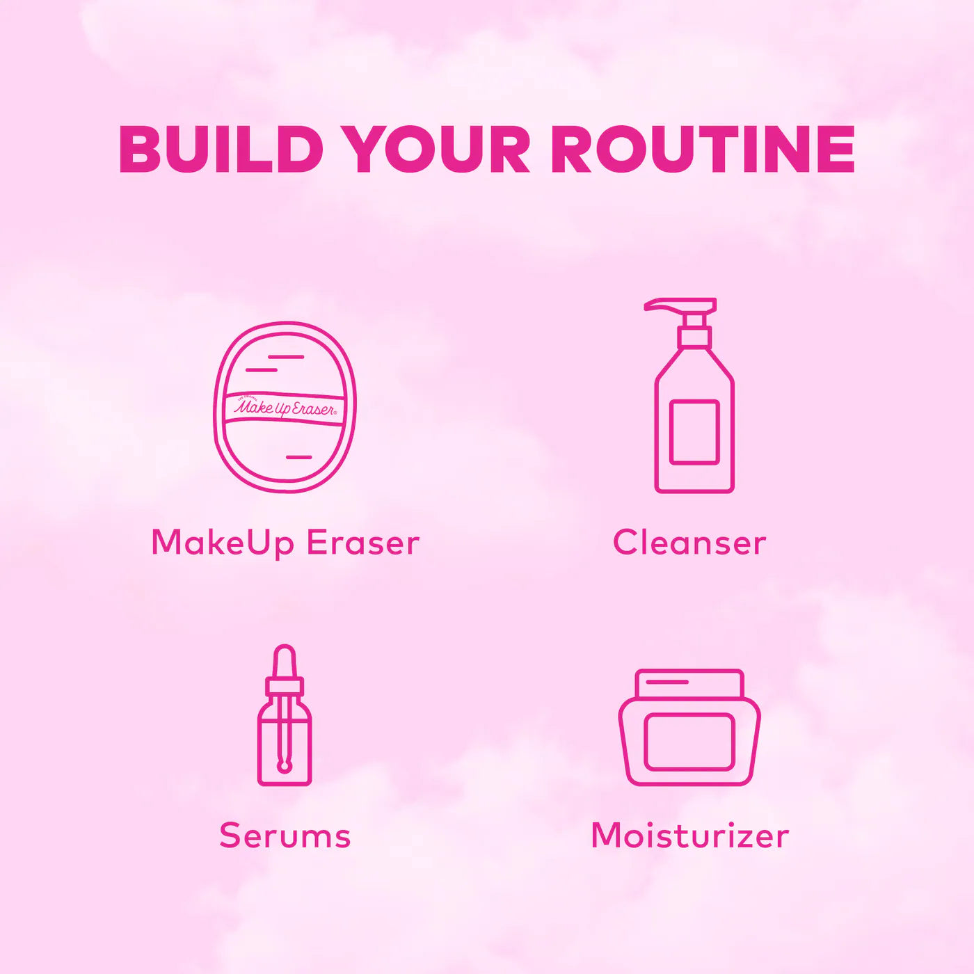 Hello Kitty Cutie Pie 7- Day Set Reusable Makeup Remover