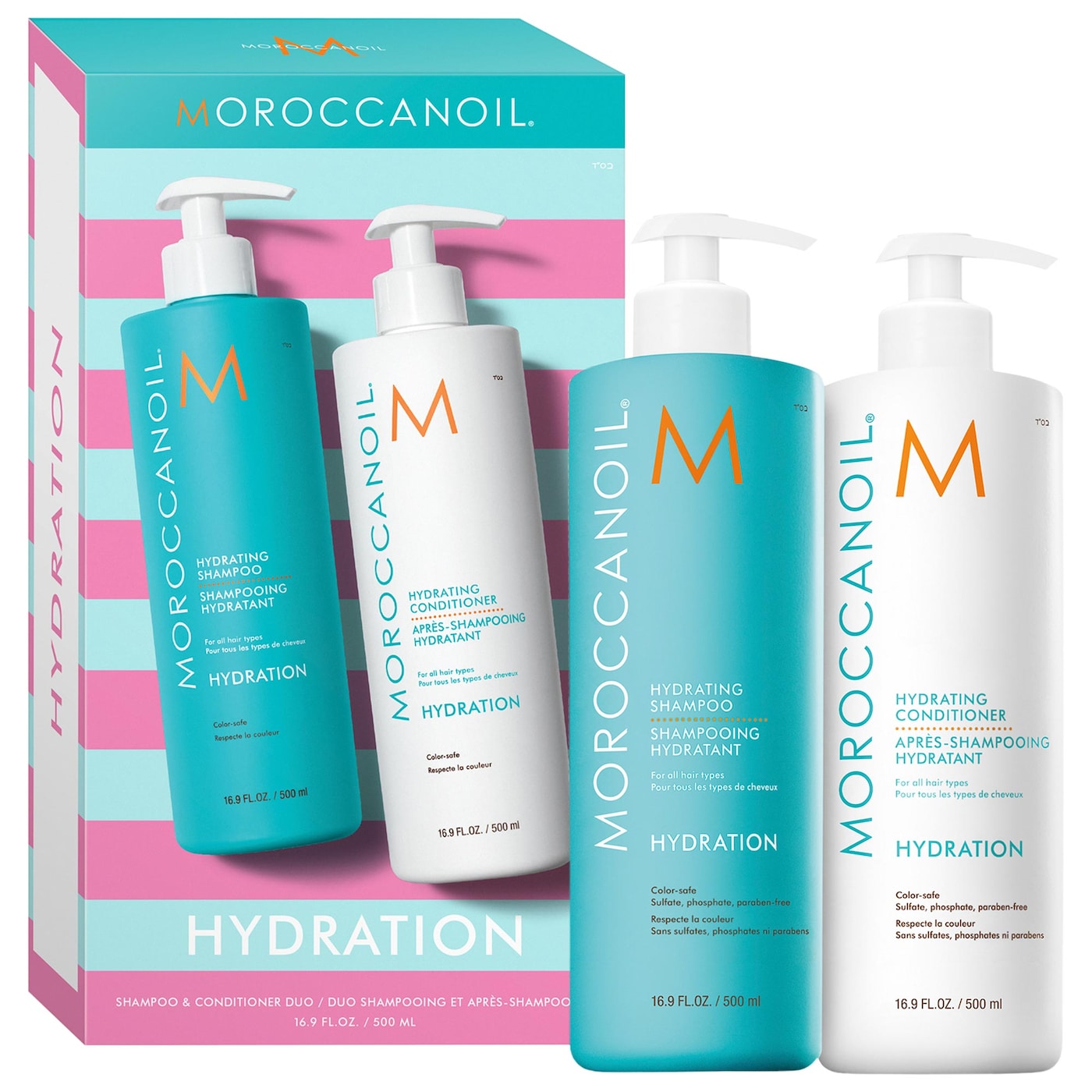 Hydration Shampoo & Conditioner Half-Liter Set