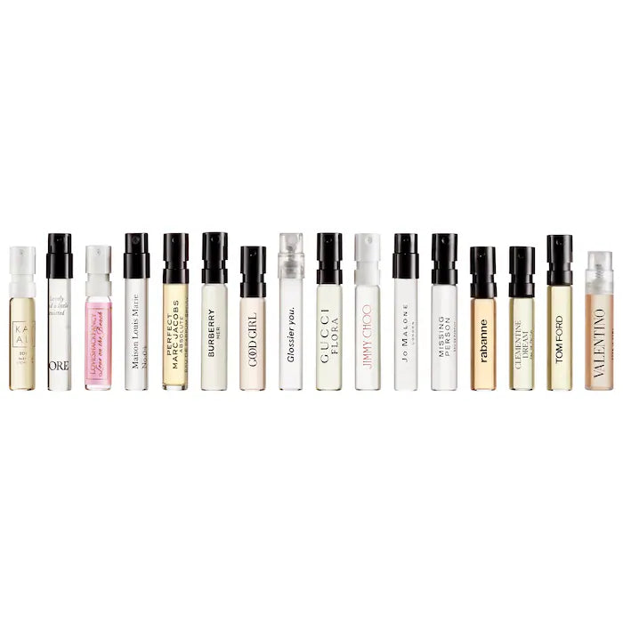 Kit de fragancias Sephora Favorites con 16 perfumes en tendencia