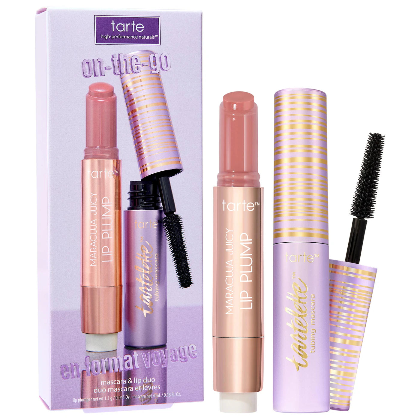 On-the-go mascara & lip duo set