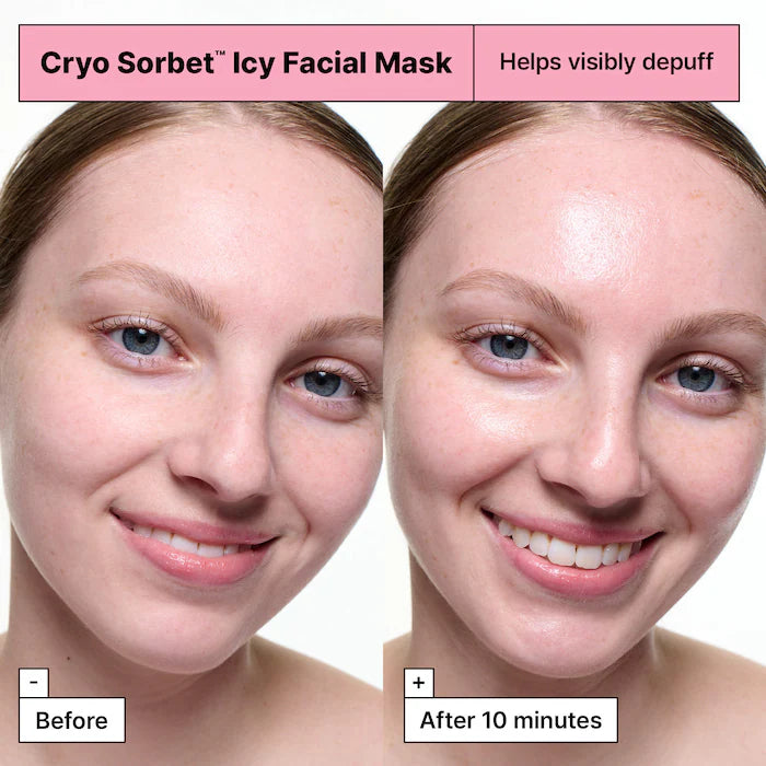 Cryo Sorbet Icy Facial Mask to Visibly Depuff