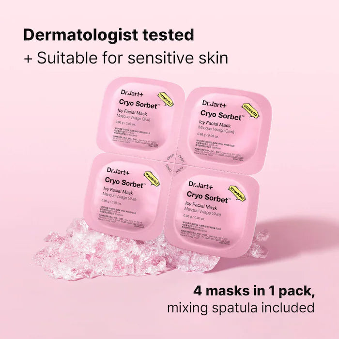 Cryo Sorbet Icy Facial Mask to Visibly Depuff