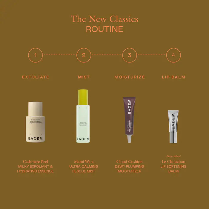 EADEM The New Classics kit de cuidado facial y labios para rutina diaria