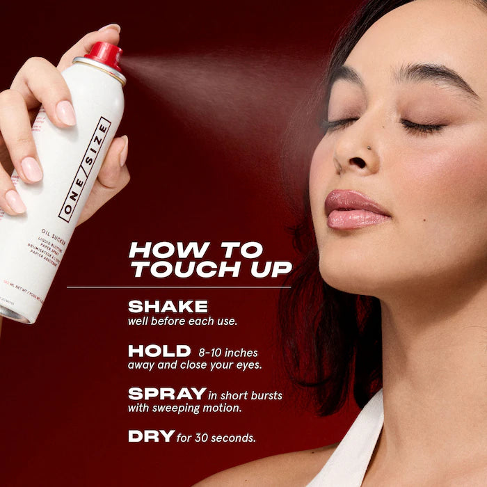 Oil Sucker Liquid Blotting Paper Touch Up Spray