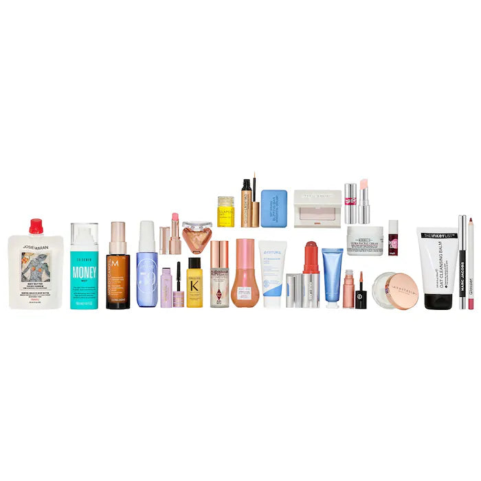 Sephora Favorites calendario de adviento con maquillaje skincare y cabello