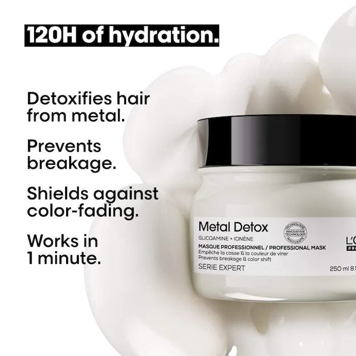 L'Oréal Professionnel Metal Detox mascarilla capilar anti quiebre para cabello teñido | Sephora Favorites