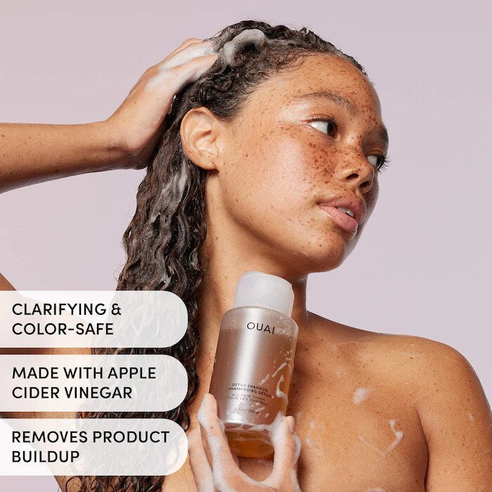 OUAI Detox Shampoo clarificante para eliminar acumulación y limpiar el cabello | Sephora Favorites