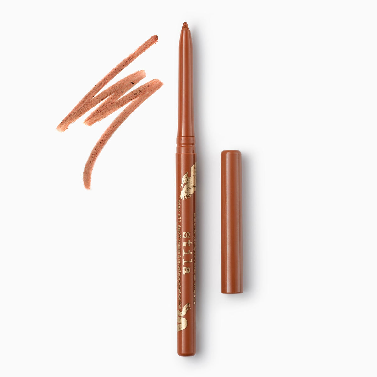 Delineador en gel waterproof Stay All Day Copper con textura pigmentada de color cobre #color_Copper