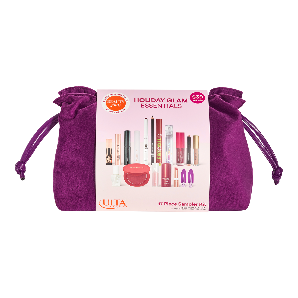 ULTA Beauty Holiday Glam Essentials detalles del set