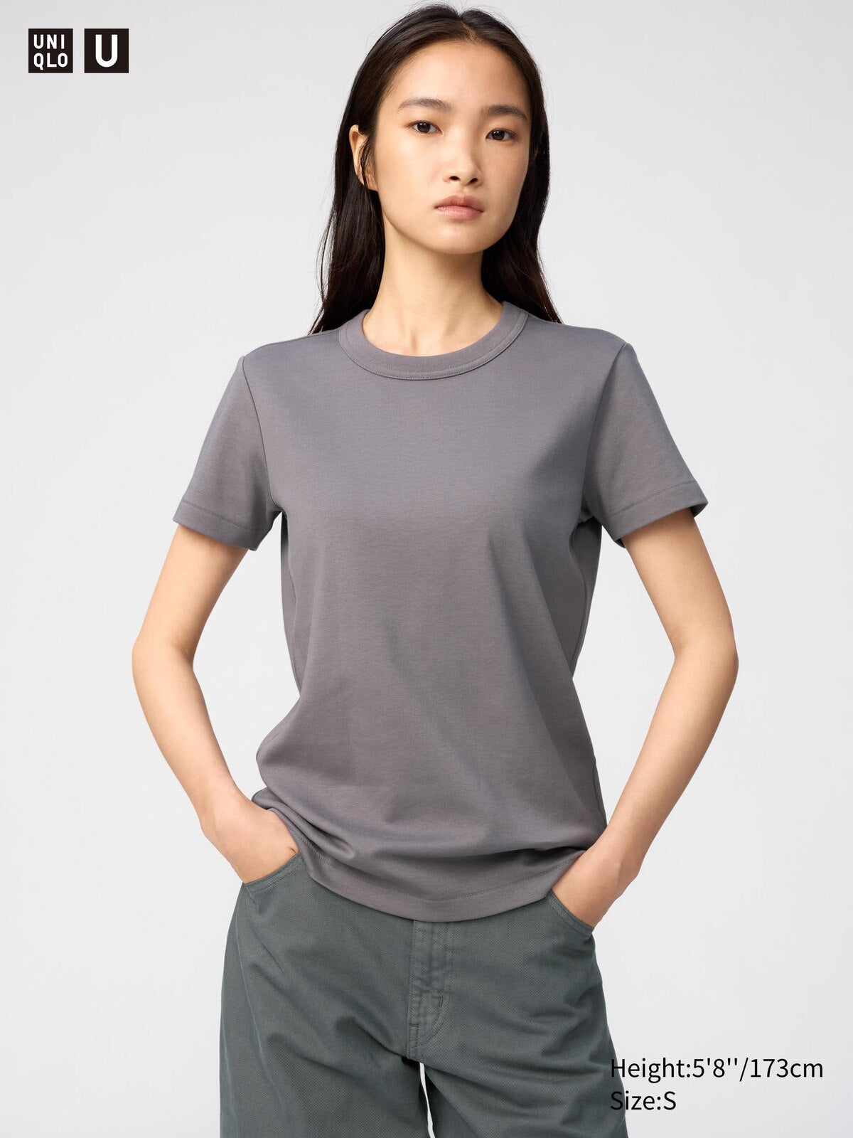 Crew Neck T-Shirt UNIQ 74 PURPLE #color_UNIQ 74 PURPLE