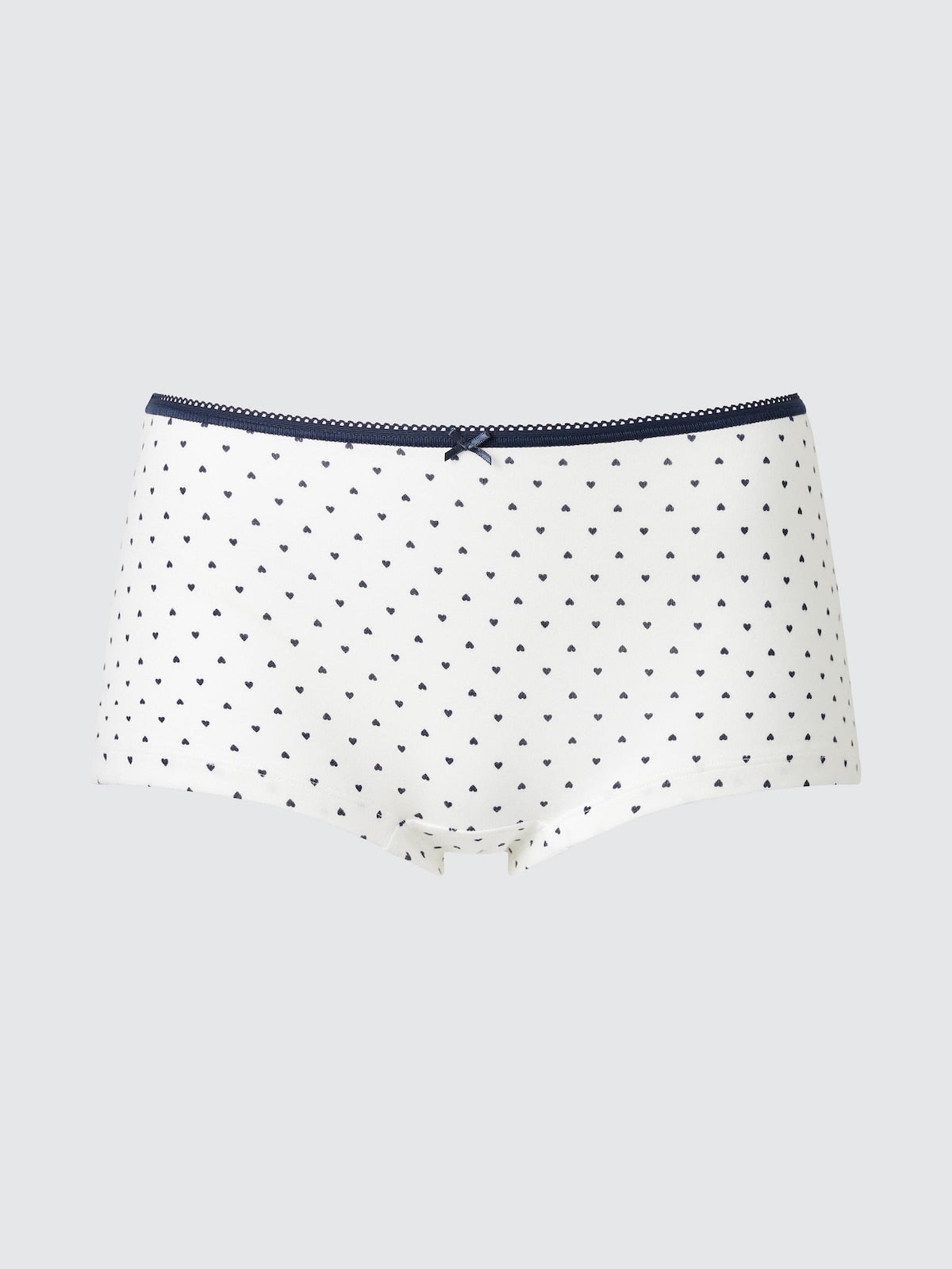 UNIQLO Boyshorts Briefs | Heart 00 WHITE #color_UNIQ 00 WHITE