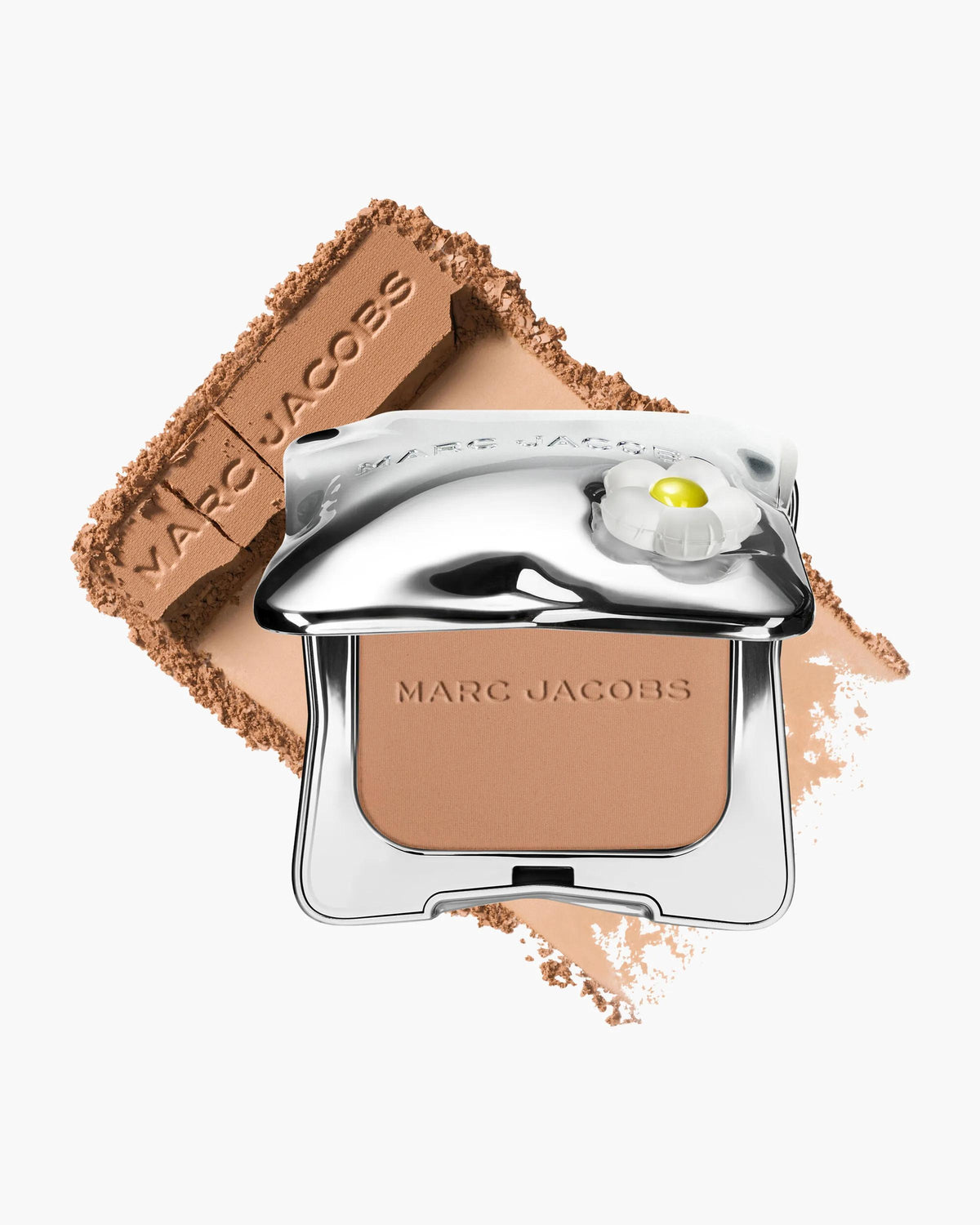 Marc Jacobs Beauty Legally Bronze bronzer en polvo tono 10 fair compacto abierto de acabado natural #color_MJ 10 Fair