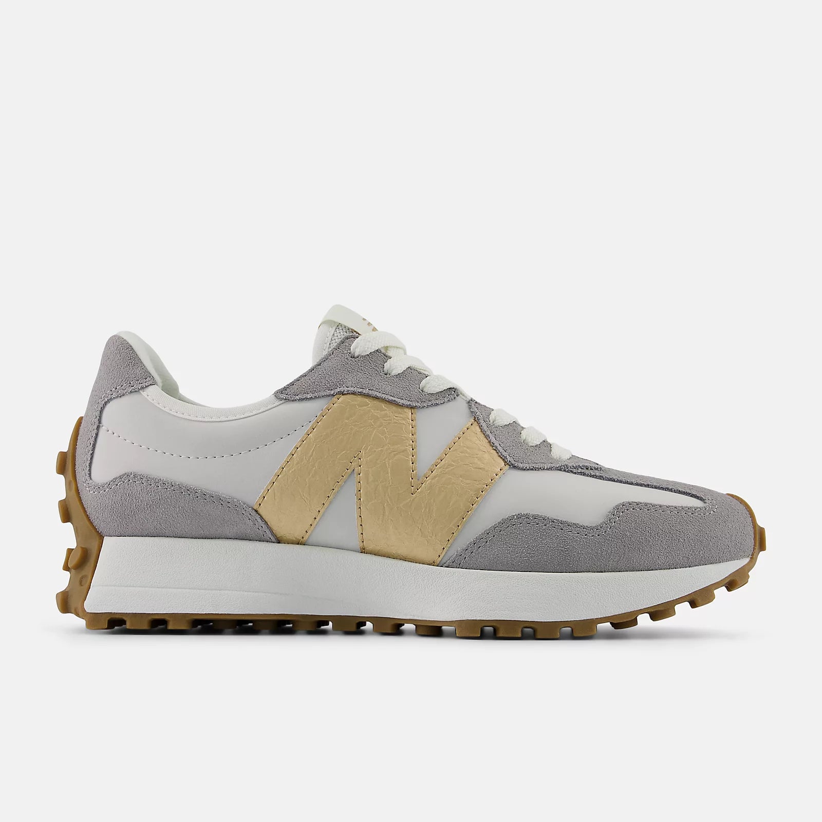 #color_NB 327 GREY MATTER with GOLD METALLIC