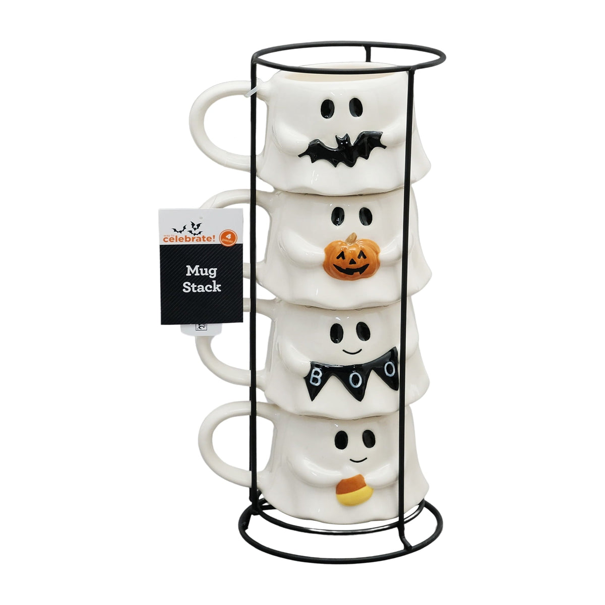 Tazas apilables fantasma Way To Celebrate 12 fl oz