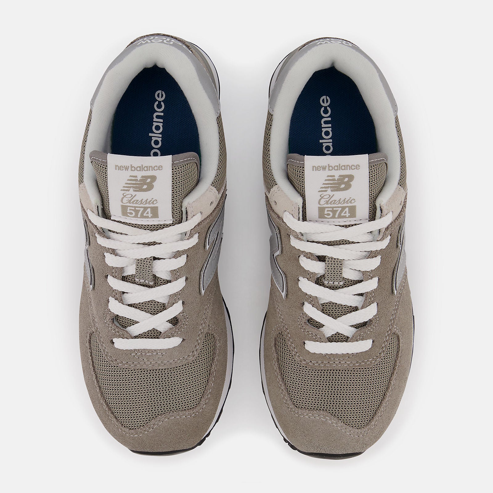 Men's 574 Grey with white