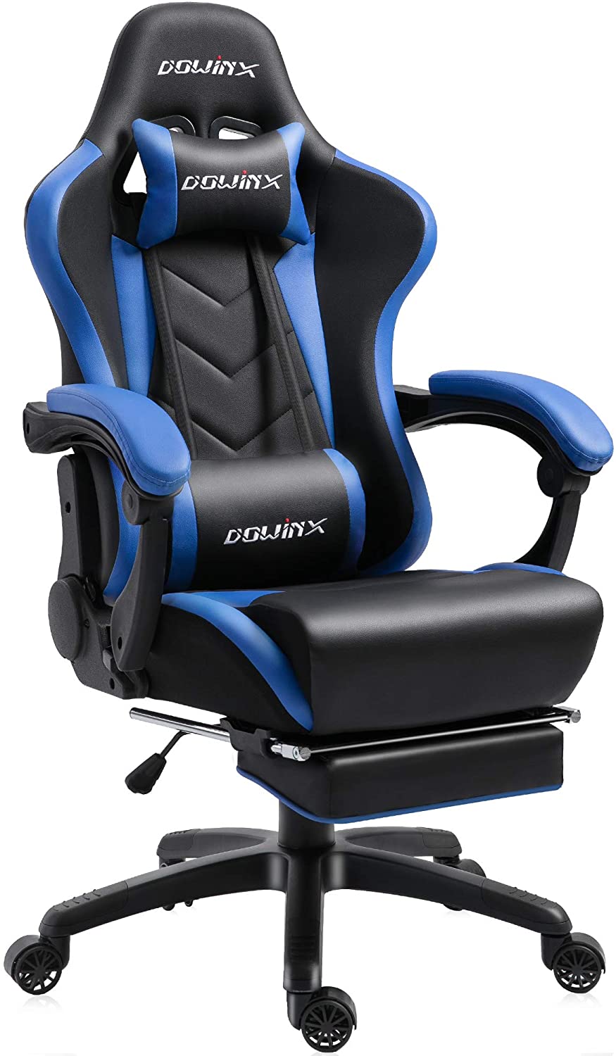 Silla de cuero gamer con vibrador en espalda baja