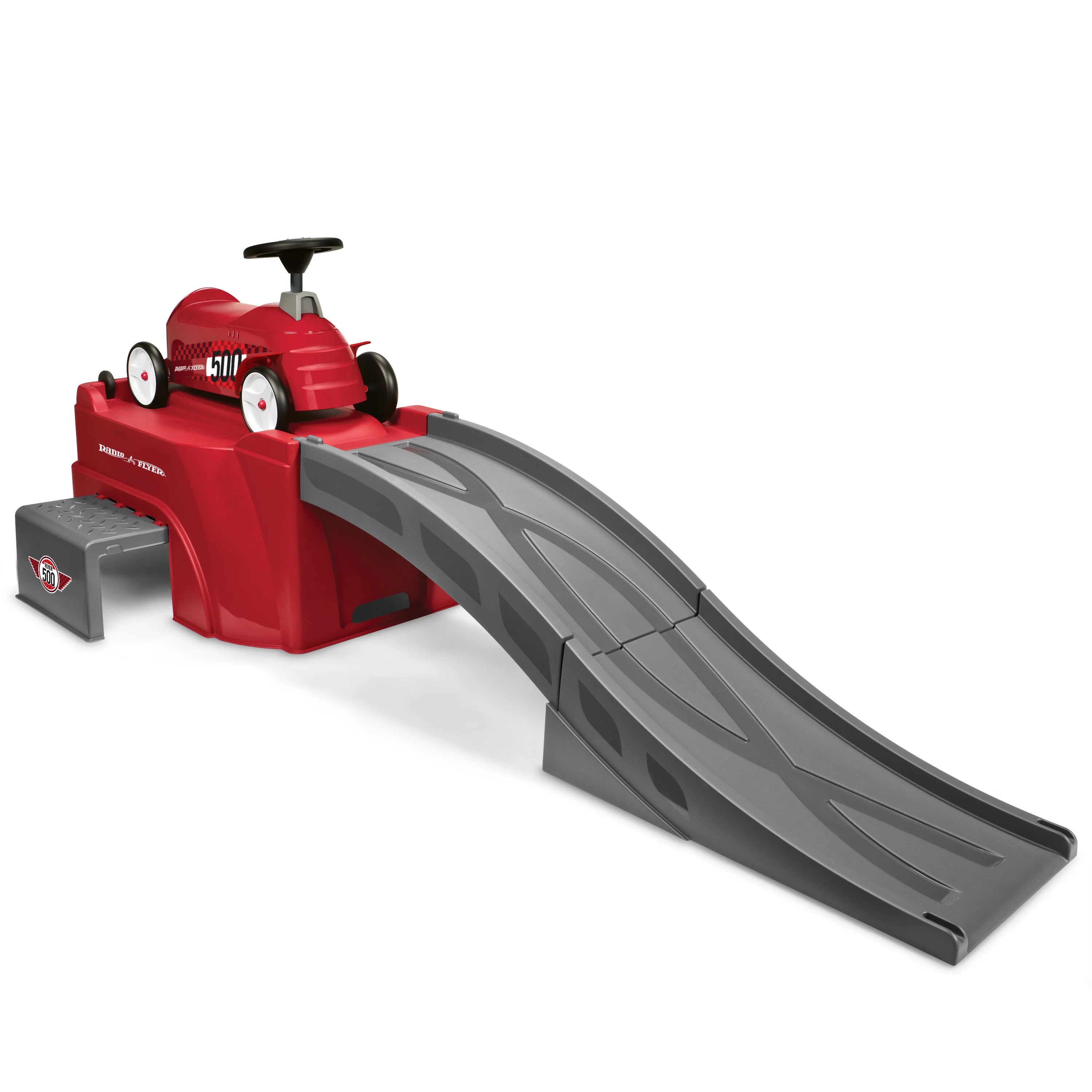 Radio Flyer 500 Ride-on with Ramp and Car
