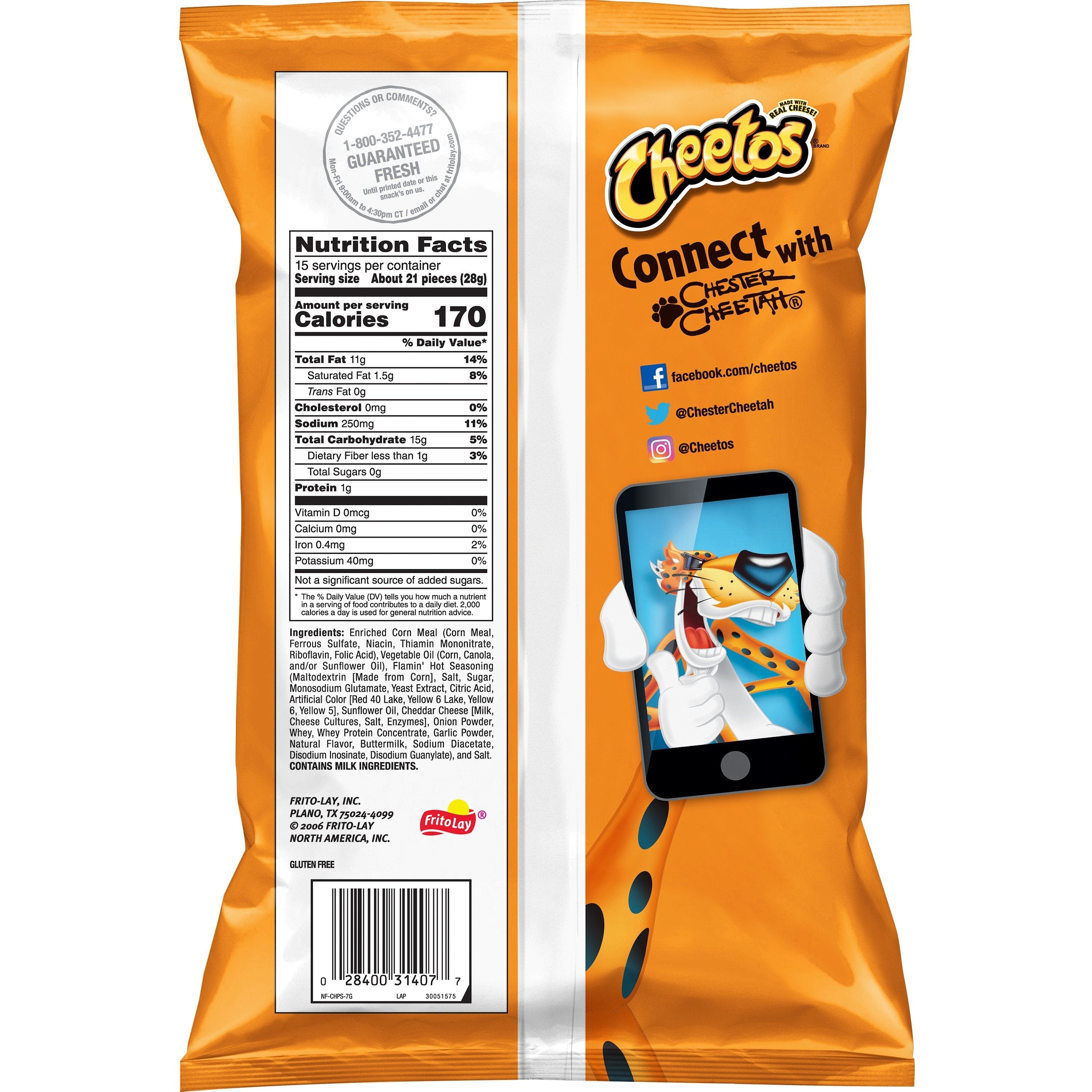 Cheetos Flamming Hot Crunchy Party Size