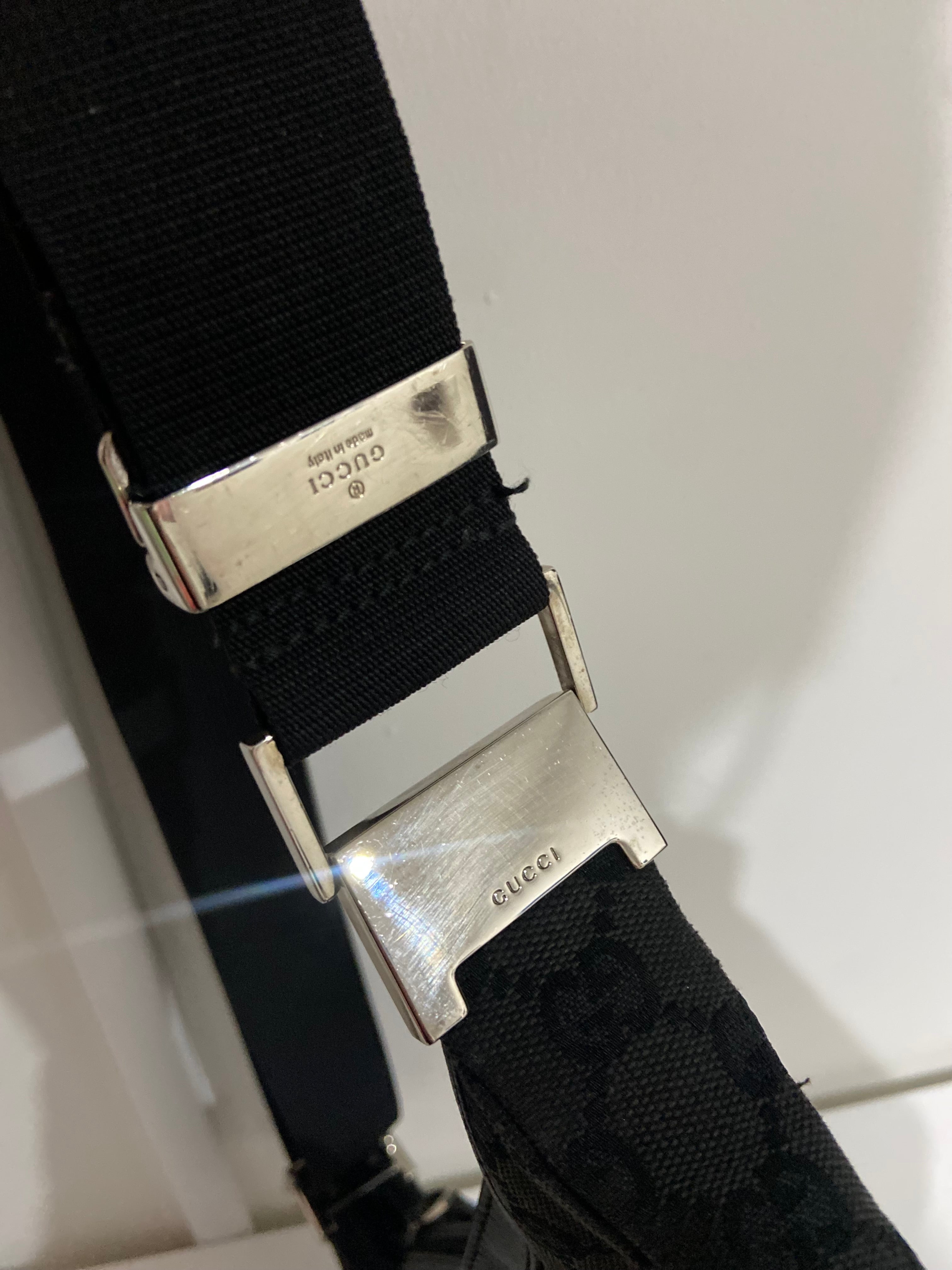 Black Vintage Gucci Crossbody-Shoulder Bag