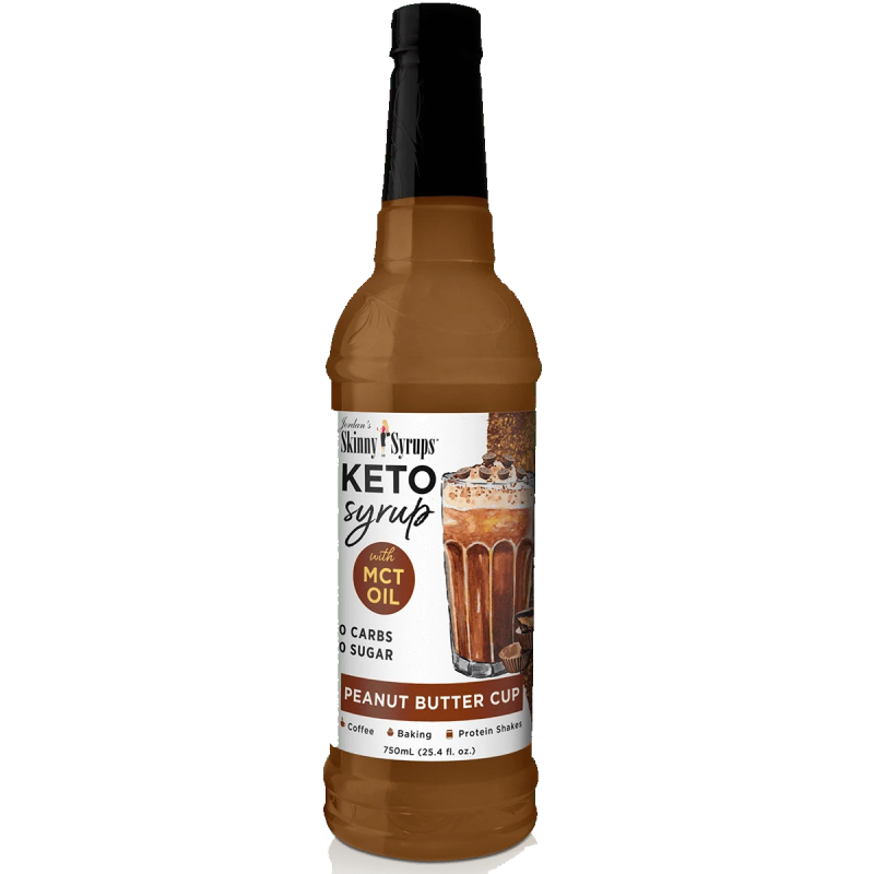 Keto Peanut Butter Cup Syrup with MCT
